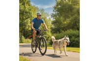 Hands-Hands-off Cycle Dog Jogger Telescopic Bike Dog Leash Universal Connector Long-Lasting for Cyclists