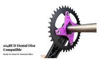 Crank Spindle to BCD Adapter Aluminum Alloy Crank Spindle Crankset Converter Crankset BCD Adapter Wide Compatibility Cycle Crank