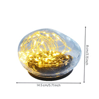 Solar Pebble Light Energy-Saving Garden Light with Glass Shell Environmentally