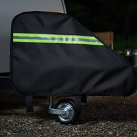 Towing Hitch Cover Reflective Strip Trailer Tow Bar Cover Dustproof Vehicle Accessory for Outdoor, Travel