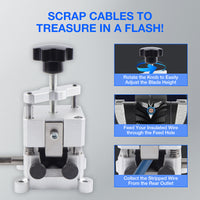 Manual Wire Stripping Machine for Scrap Copper Wire Recycling