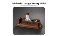Multifunctional Storage Espresso Tamping Station Sturdy Construction Coffee Tamper Station Easy to Clean for Cafe