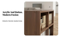 Multi-Purpose Accent Console with Doors Long-Lasting and Sturdy Modular Unit with Flip-up Doors Easy Assembly Bookshelf Robot Vacuum Friendly for Book Lovers, Homeowners, Interior Decorators, Study, Living Room, Bedroom, Hallway