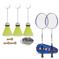 Carrying Bag Indoor Sports Gear Elastic Cords Overhead Mounted Badminton Comeback Set for at Home