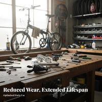 Folding Bike Derailleur Set Index Change Ing Rear Derailleur and Gear Selector Set Bike Gear System Kit Aluminum Alloy Easy To
