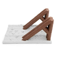 RC Crawler Obstacle Module Wood Grain RC Crawler Terrain Obstacle Expandable Toy for Garage