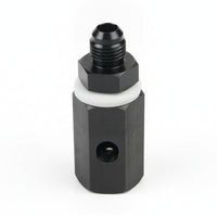 Sealing Gasket Fuel Tank Vent Valve Hex-Shaped Vent Check Valve Fitting Black Auto Part Machined