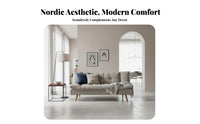 Multifunctional Folding Sofa Bed Space-Saving Design Living Room Furniture Modern design transformable Seating Removable and cleanable Cover for Apartment Dwellers, Students, Homeowners, Bedroom, Home Office, Lounge