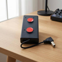 Electronic Wind Instrument Battery Double Protection Type-C Power Bank USB-C Battery Bank 6400 mAh Portable Charger Black