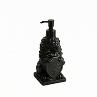 Guard Front Panel Lion-Shaped Dispenser Embossed Mane Tabletop Dispenser Curved Spout Pump Bottle