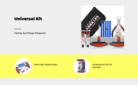 Sturdy Vacuum Tire Plug Kit, Universal Emergency Repair Tools