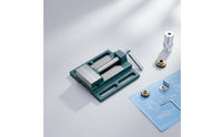 Straight-Jaw Bench Vise Strong Bench Vise with Rotatable Handle Manual Clamp for Milling Machines
