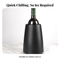 Rapid Beverage Chiller Keeps Drinks Cold Freezable Champagne Chiller Bottle Chiller Portable Barware No Condensation