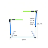 Split Training Hurdle Rotating Adjustable Hurdle Heavy-Duty for Athletes, Students