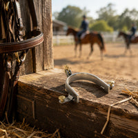 Western Horse Riding Spurs Aids Star Wheel Horse Riding Equestrian Aids Resistant Western Cowboy Equestrian Goad