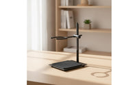 Iron Stand Circular Holder Non-Slip Metal Stand Adjustable Arm Heavy Duty for Desk