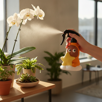 Cartoon Star Man Press-Type Mini Spray Bottle for Gardening and Disinfection