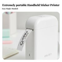 Bluetooth Connectivity Handheld Thermal Labeler Inkless Printing Label device Repower upable Portable Printer Smart App Control for Small Business Owners, Home Organizers, educators, Crafting, School, Kitchen, Retail