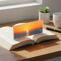 Translucent Acrylic Bookmark Set, Aesthetic INS Style Gift for Friends