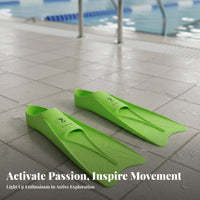 Closed Heel Design Freediving Training Fins Powerful Propulsion Full Foot Diving Fins Comfortable Fit for Freedivers, Swimmers, Ocean, Beach