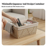 Woven Rope Basket multipurpose Storage container Soft Texture for Nursery, Students