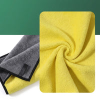 Thick Microfibre Towel Car Drying Towel, 30cm x 40cm Microfibre Cloth for Car Washing, Super Absorbent Microfibre Cloth