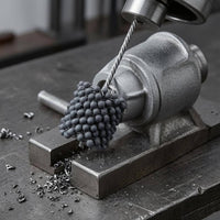 Polishing Brush Ball-Head Hole Cleaning Brush Dense Abrasive Hard-to-Reach Areas for Inside Holes