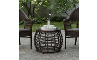 3 Pieces Rattan Table and Chairs Set Balcony Friendly Garden Furniture