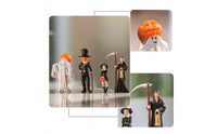 4 Pieces 1:64 Scale Miniature Figures Authentic Hand-Painted Miniature Figures Dynamic Diorama Figure for Collectors, Dioramas