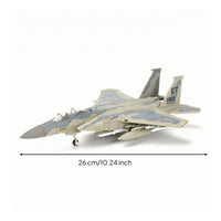 Modern Air Superiority Jet Fighter Model Glue Easy Assemble Model Kit 1/72 Scale Toy for Hobby Beginners, Collectors