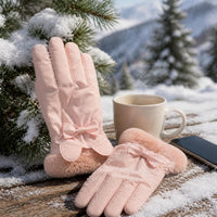 Women's Waterproof Thermal Ski Gloves with Touchscreen and Anti-Slip Grip