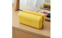 Structured Cosmetic Bag Portable Zipper Makeup Bag Rounded Personal Storage