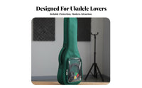 23 Inch Ukulele Bag Transparent Pocket Ukulele Bag Musical Instrument Accessory Adjustable Straps Long-Lasting for Beginners