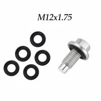 Oil Drain Plug with Washer Resistant Oil Drain Plug Washer Leak-Resistant Auto Part for DIY Mechanics