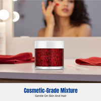 Christmas Luster Gel, Fairy Heart Sequins, Face Skin Hair, Party Stage Nightclub
