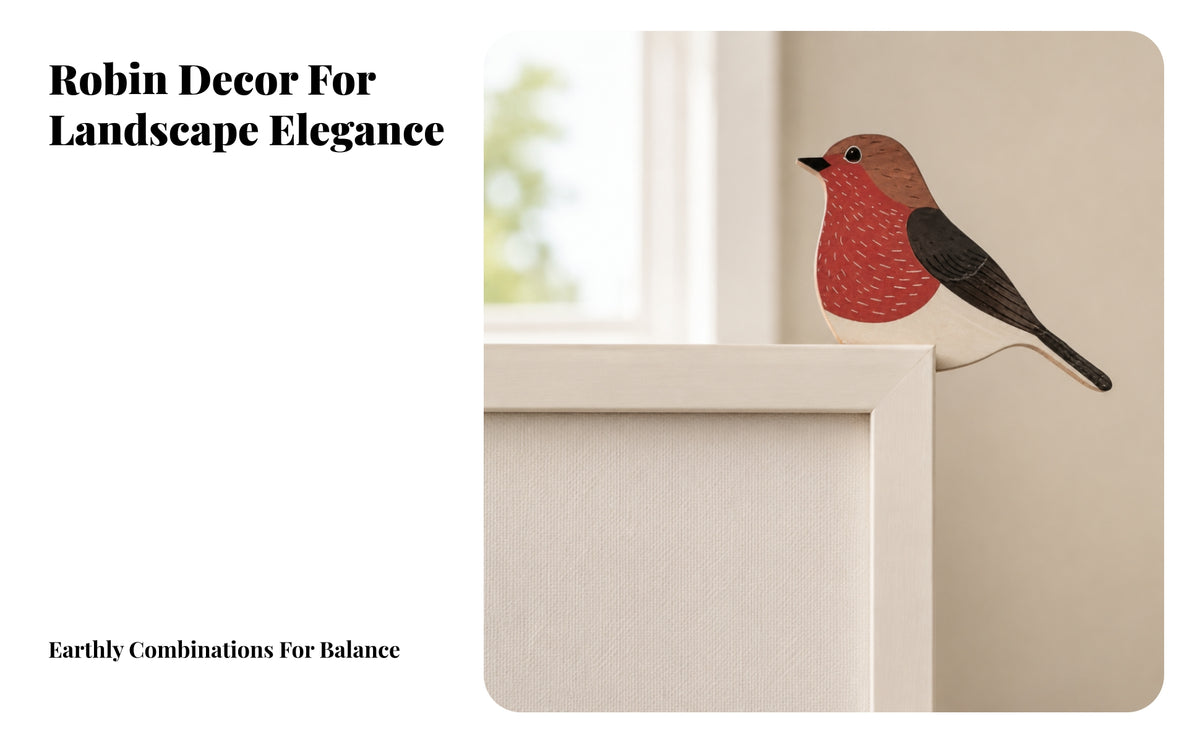 Door Frame Bird Ornament Cute Design Wooden Bird Door Frame Sitter Wide Application Robin Corner Decoration for Kids, Light Switch, Nursery
