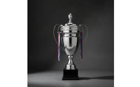 Lidded Award Trophy Decorative Metal Trophy with Handles Elegant for Students