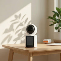 High Resolution Communication System System with Indoor Monitor Compact Tabletop Monitor with Camera Real-Time Visual Communication System Camera Easy Install for Elderly