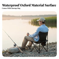 Foldable Travel Seat space-saving Lightweight Cross-Legged Chair Easy to Carry Folding Stool Long-lasting for fishers, Outdoor aficionados, Fishing, Hiking, Queuing, Sporting Events