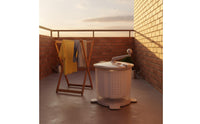Portable Washer Centrifuge 2 in 1 Hand Crank Laundry Appliance No Electricity Washer Dryer for Students, Dorm Room, Small Apartment