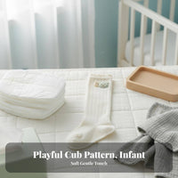 Infant over-the-Knee Socks Soft & Comfortable Infant Knee-High Socks Stretchable Newborn Long Tube Stockings for Infants, Daily Wear, Crawling