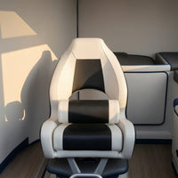 Boat Bucket Seat with Armrest Padded Mariner Boat Seat with Armrest Upholstered Chair for Captains