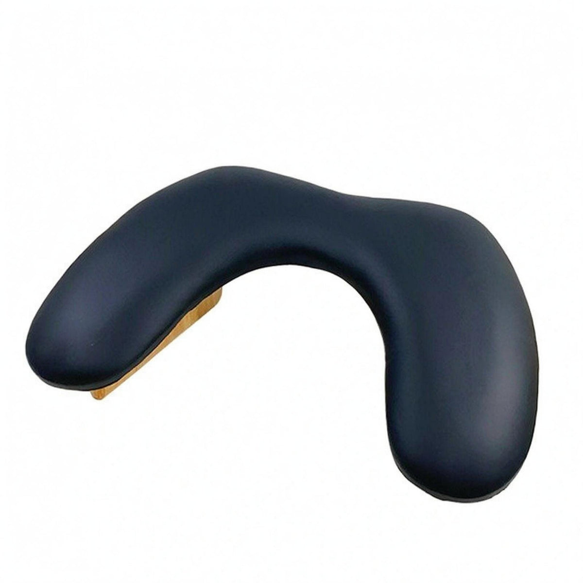 Folding Nail artwork Hand Pillow Support Structure Wood and Leather Hand Pillow Comfortable Beauty Accessory