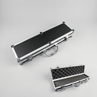 Foam-Lined Aluminum Case Metal Latches Hardhard-Shell Enclosure Industrial Style