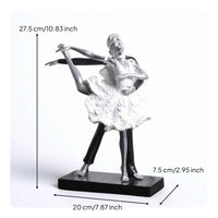 Ballet Statue with Base Elegant Ballet Sculpture Ballerina Figurine Decorative Ballerina Statue Well-Balanced for Ballerinas