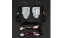 Left and Right Marker Lights Compact Motorcycle Turn Marker Light Easy Install Vehicle Lighting