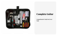 Multi-Functional Guitar Maintenance Repair Kit Portable Guitar Setup Tool Set Great Gift for Luthiers, Guitarists, Workshop, Home, On The Go