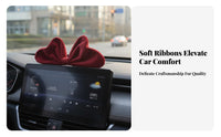 Soft Feel Velvet Car Decoration Easy Installation Car Screen Decoration Versatile Use for Girls, Drivers, Rearview Mirror