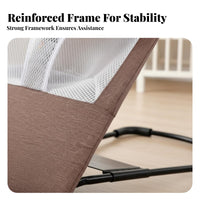 Natural Rocking Motion Foldable Rockr Seat Folds Flat Infant Rocker Liberates parents' Hands Soothing Chair Adjustable Backrest for Infants, Newborns, Caregivers, Rest Time, Nursery, Playtime, Travel