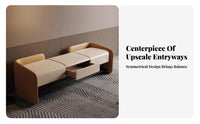 Padded Shoe Rack Bench Multi-Functional Upholstered Shoe Rack Comfortable Seat Padding Modern Design for Apartment Dwellers